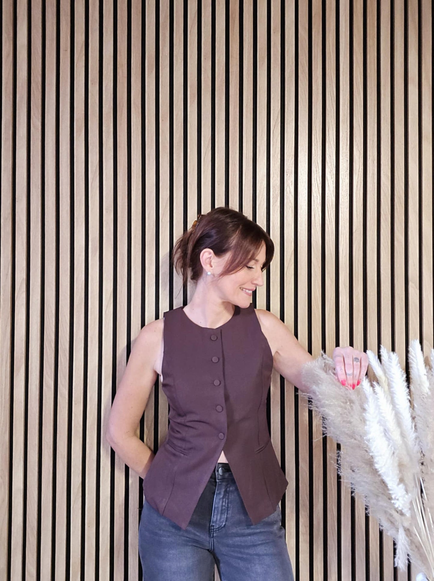 Gilet sans manche. Choco