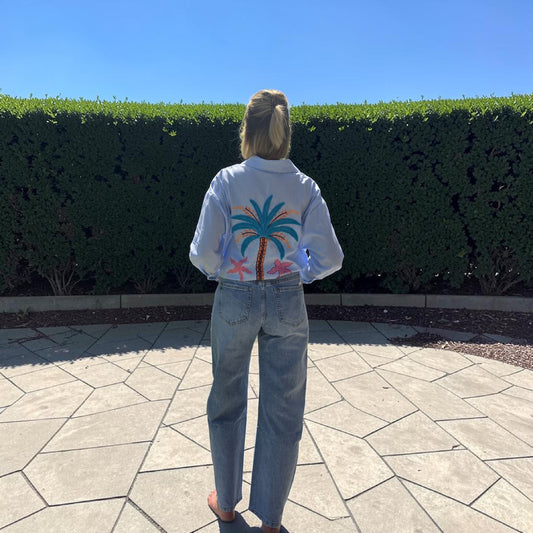 Jeans Barrel Denim Bleu Clair – Coupe Tendance et Confort Absolu 💙