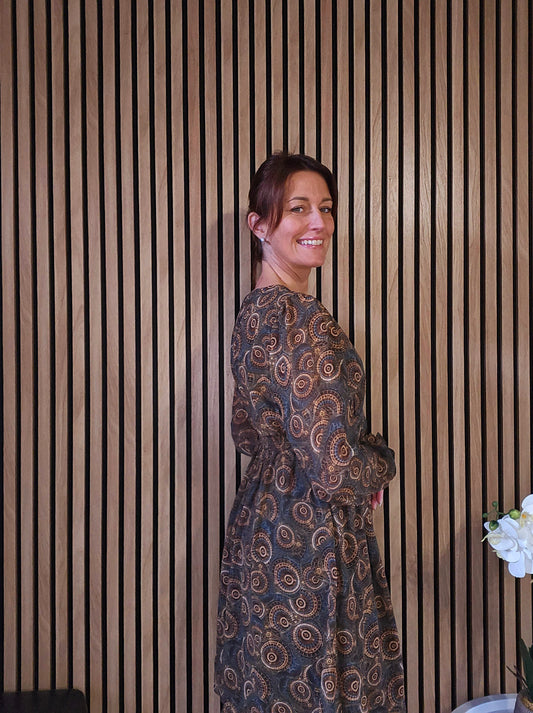 Robe courte imprimée