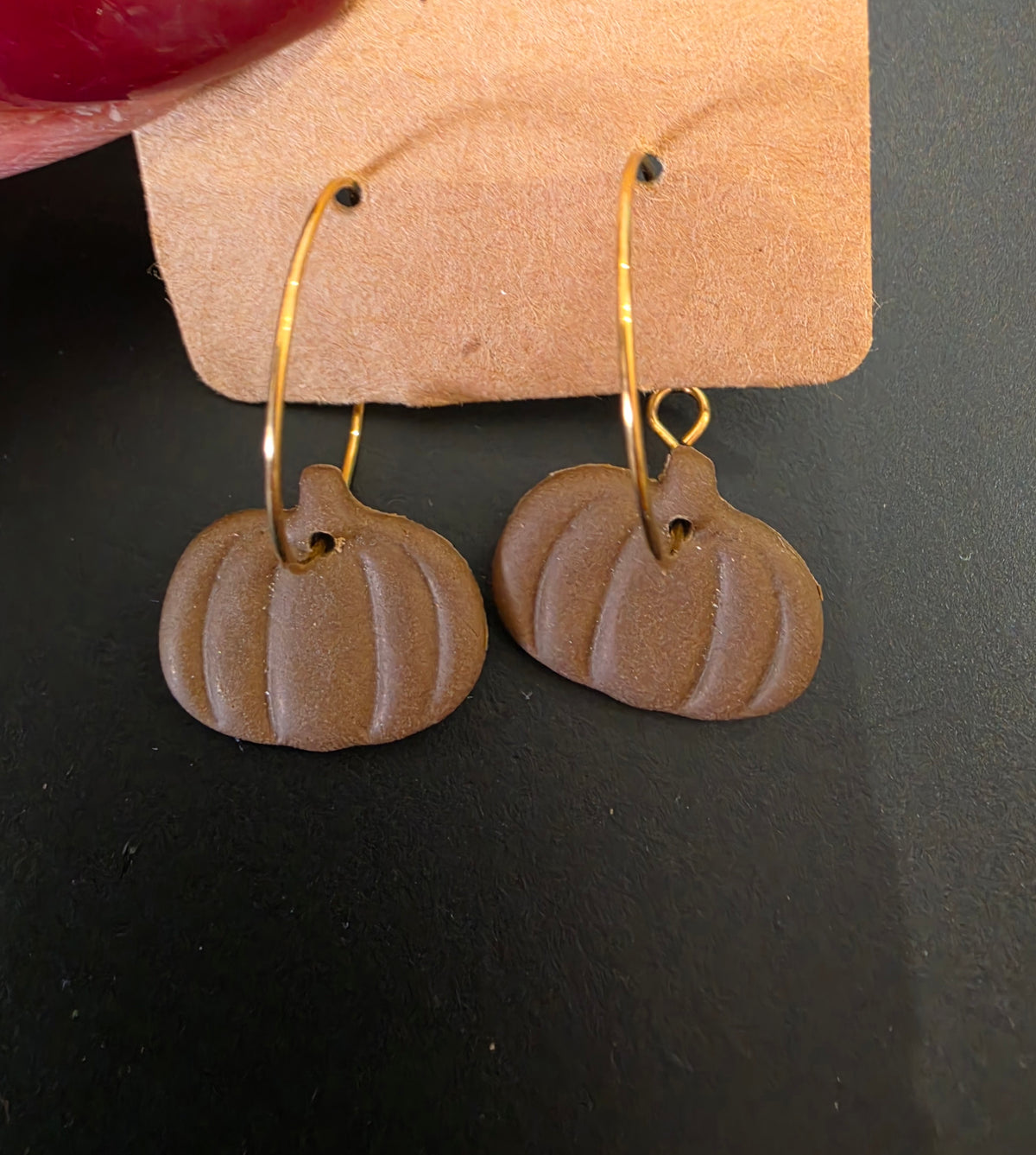 Créoles citrouilles marron