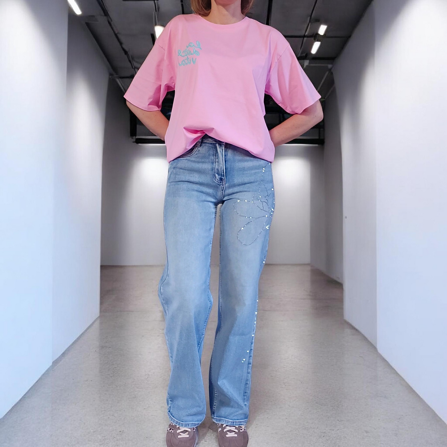 💎 JEANS TOXIK3 STRASS