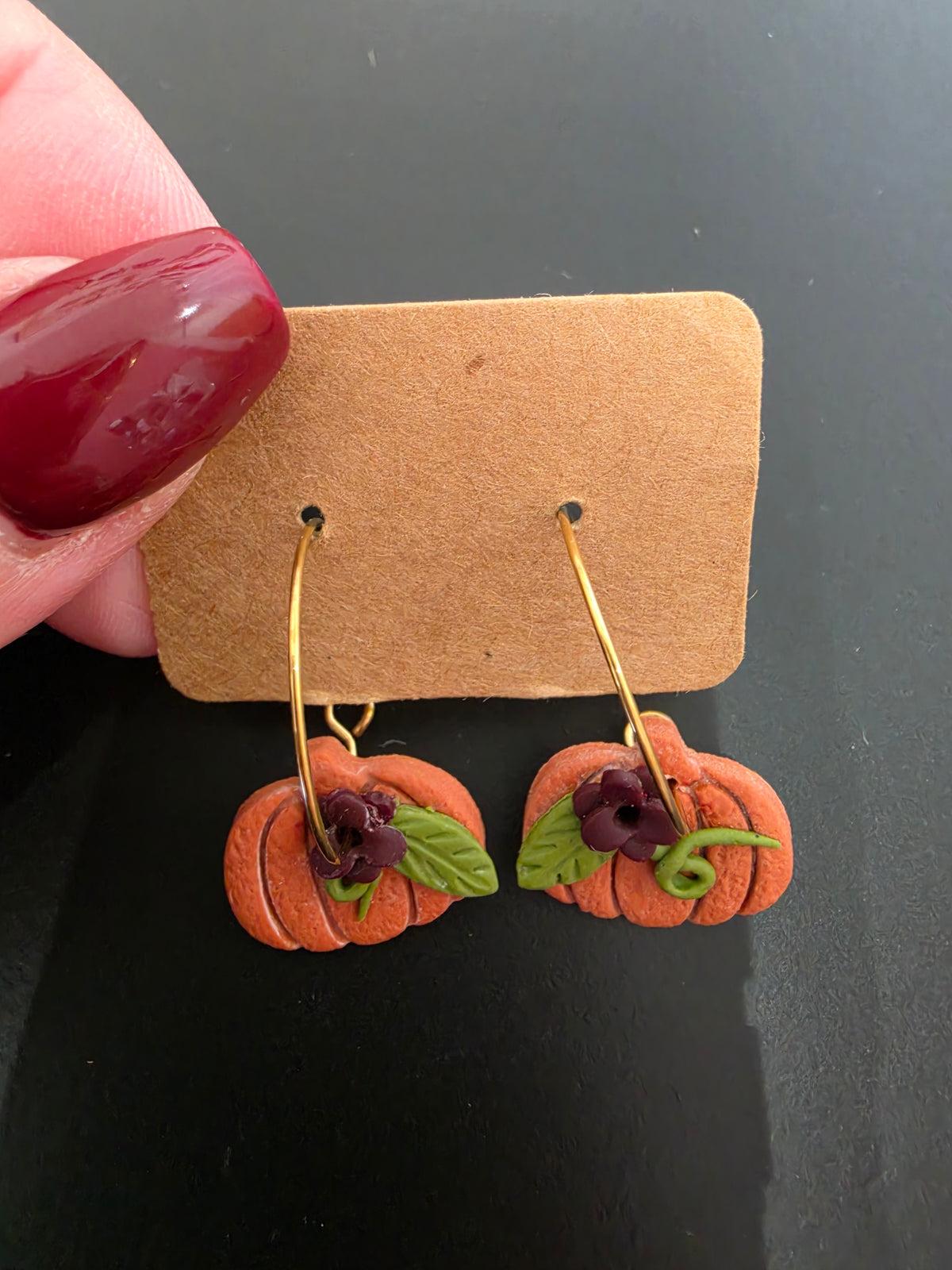 Créoles citrouilles feuilles