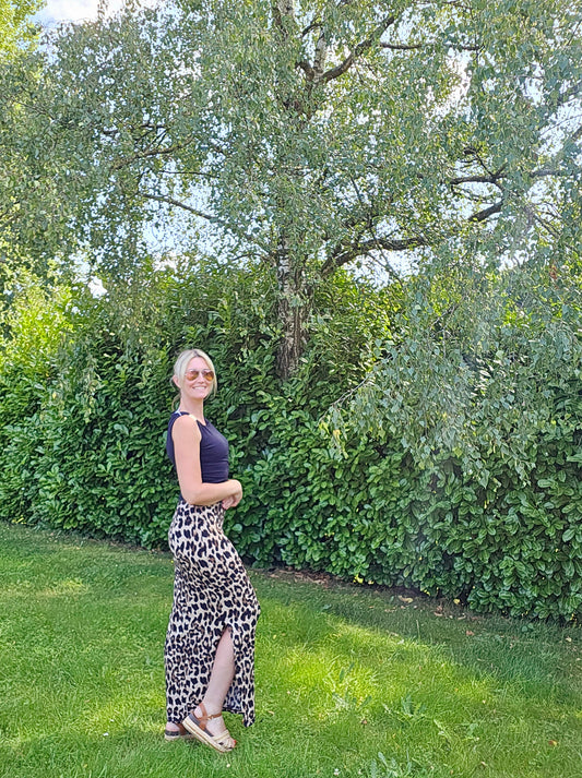 Débardeur avec détail épaule. Noir