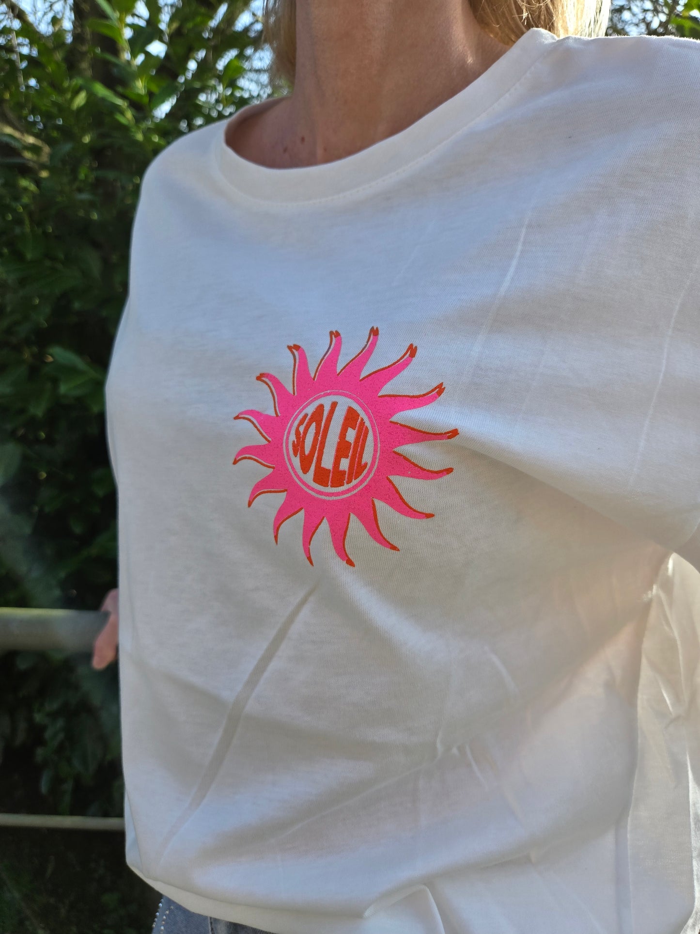 🌞 T-shirt Paradise. Couleur blanc