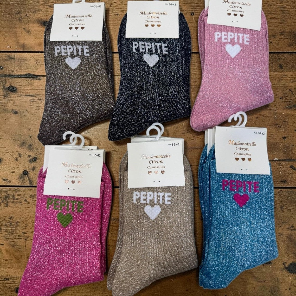 Chaussettes à paillettes