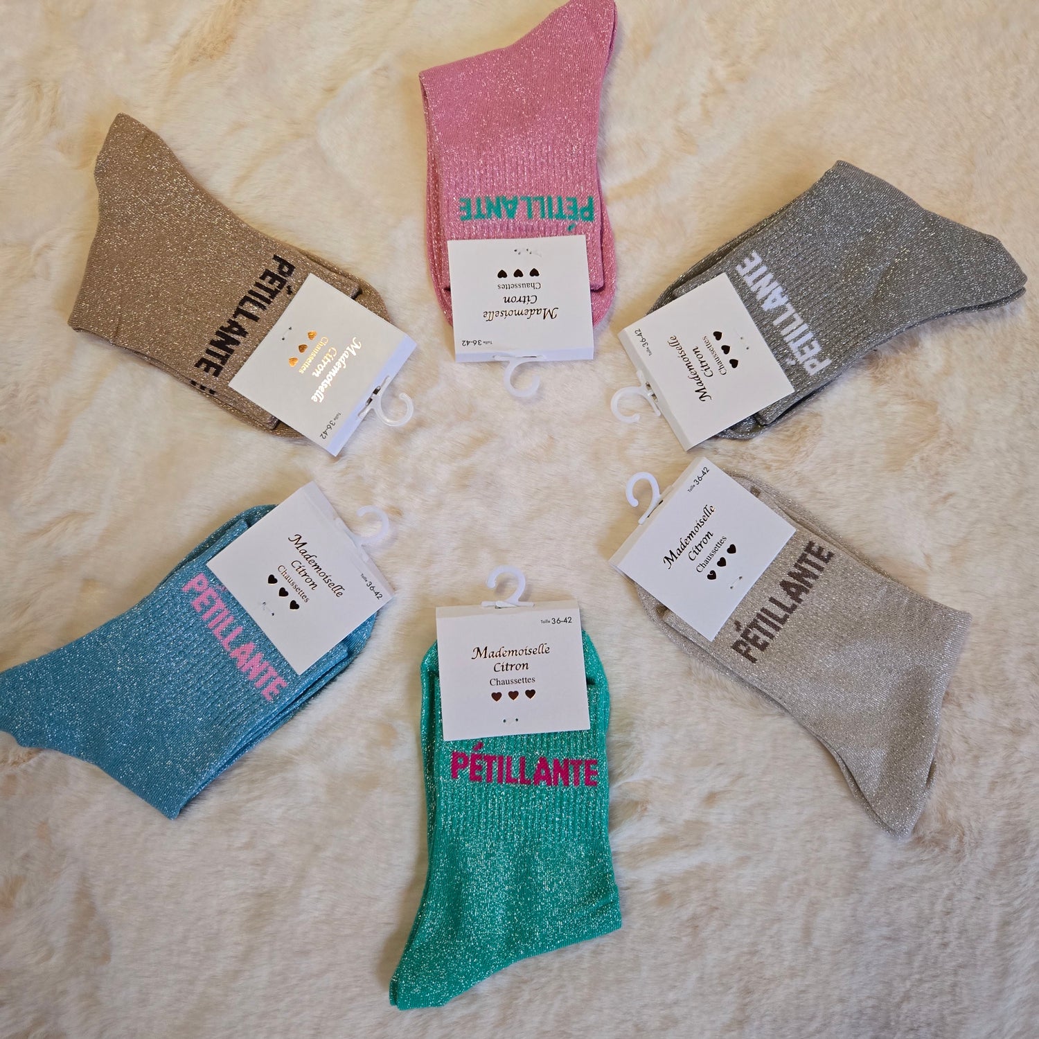 Chaussettes à paillettes