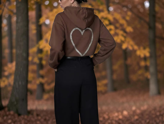 Gilet à capuche. Choco
