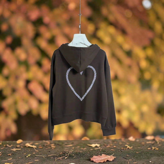 Gilet à capuche. Choco