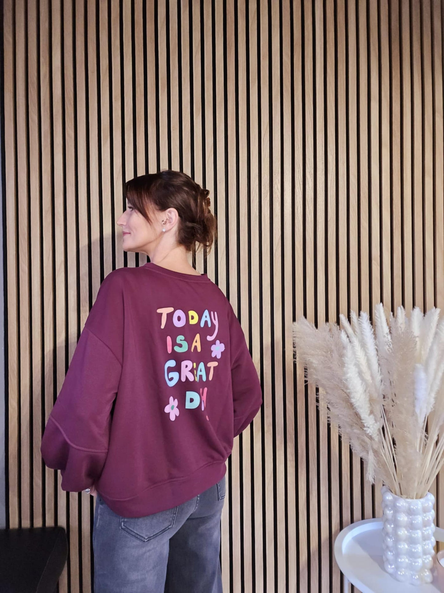 Sweat « Today is a Great Day » Bordeaux