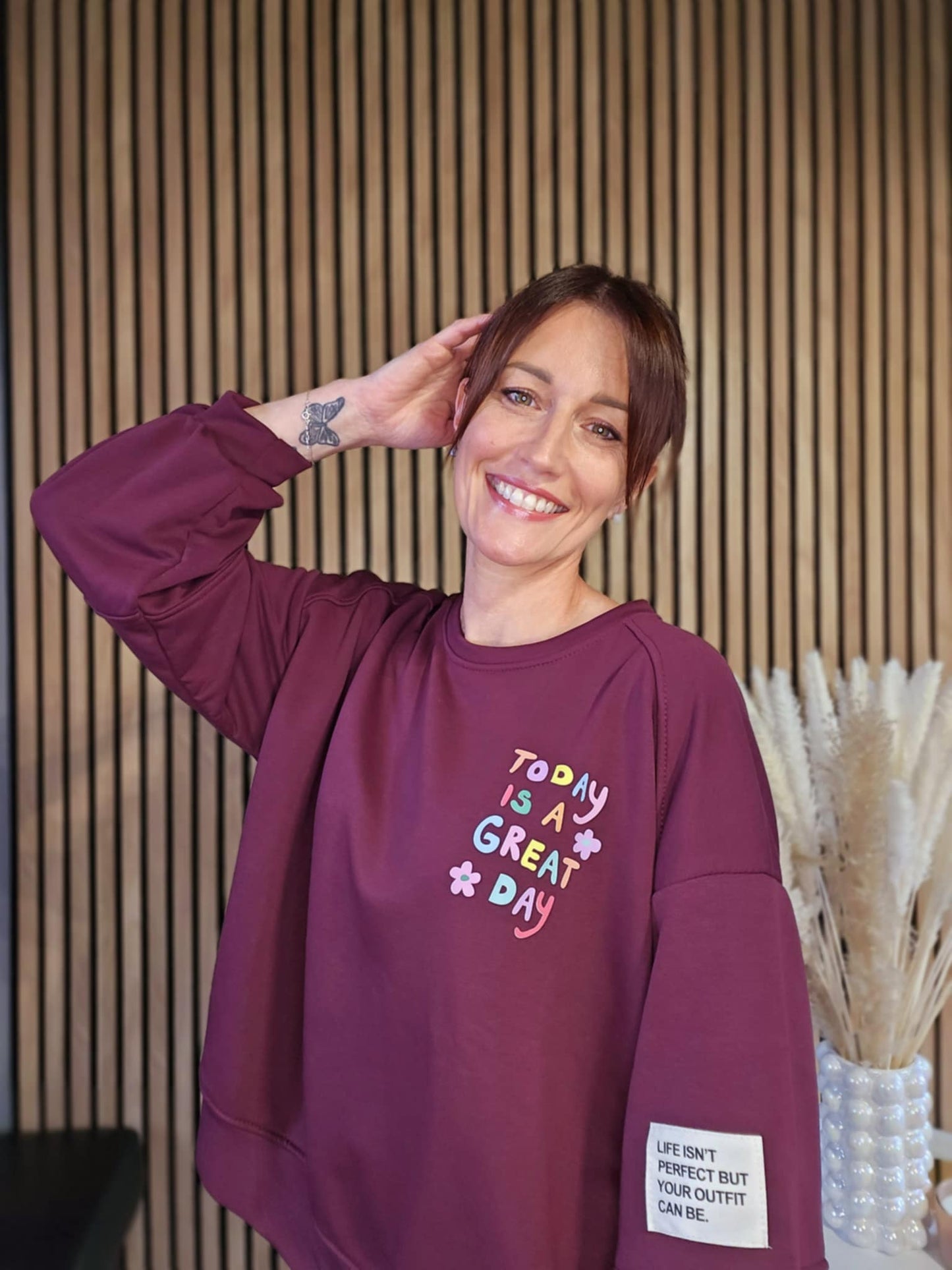 Sweat « Today is a Great Day » Bordeaux