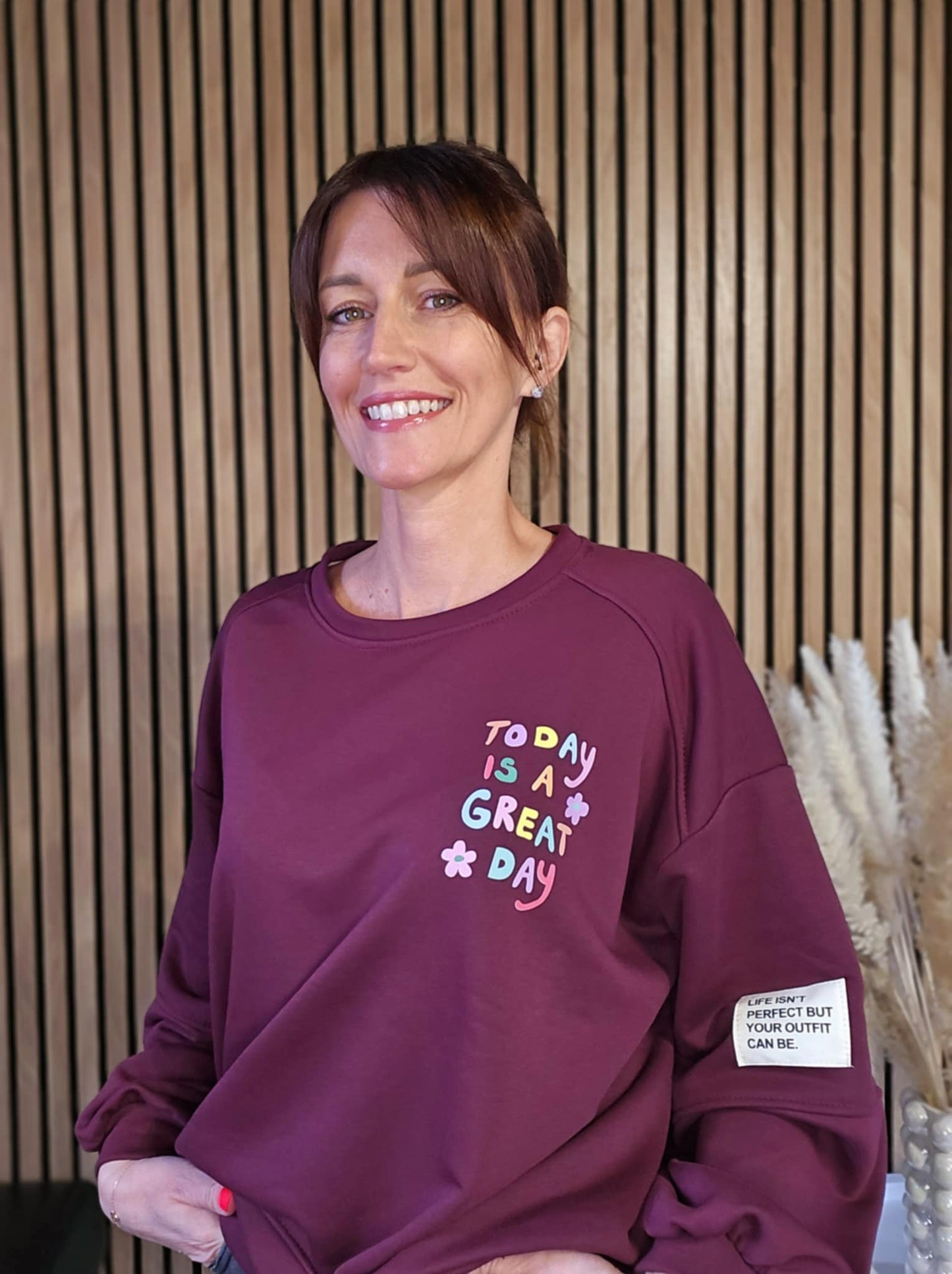 Sweat « Today is a Great Day » Bordeaux