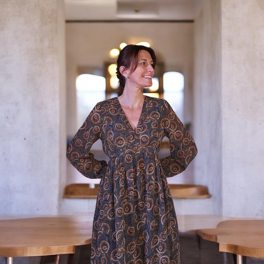 Robe courte imprimée