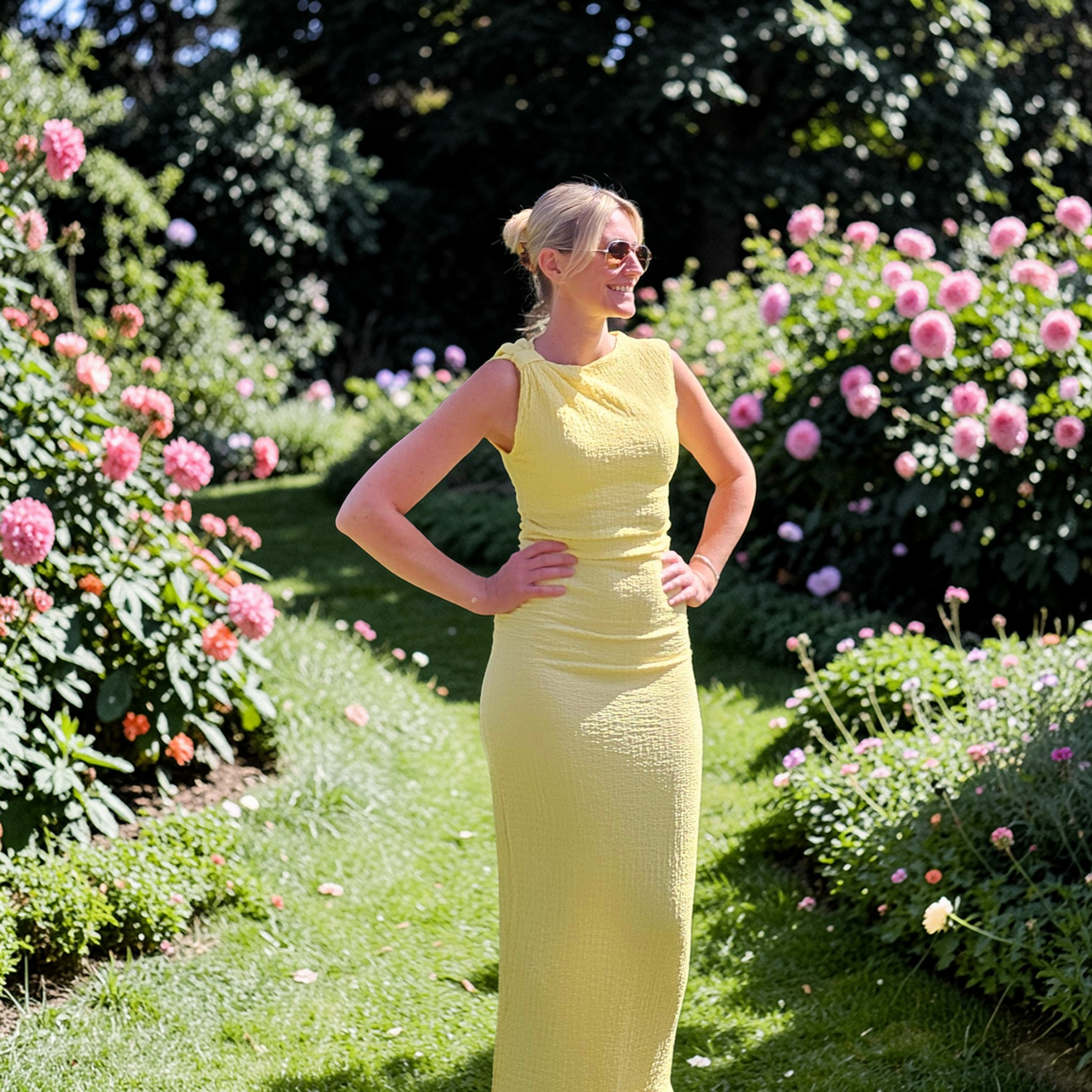 ☀️ Longue robe jaune