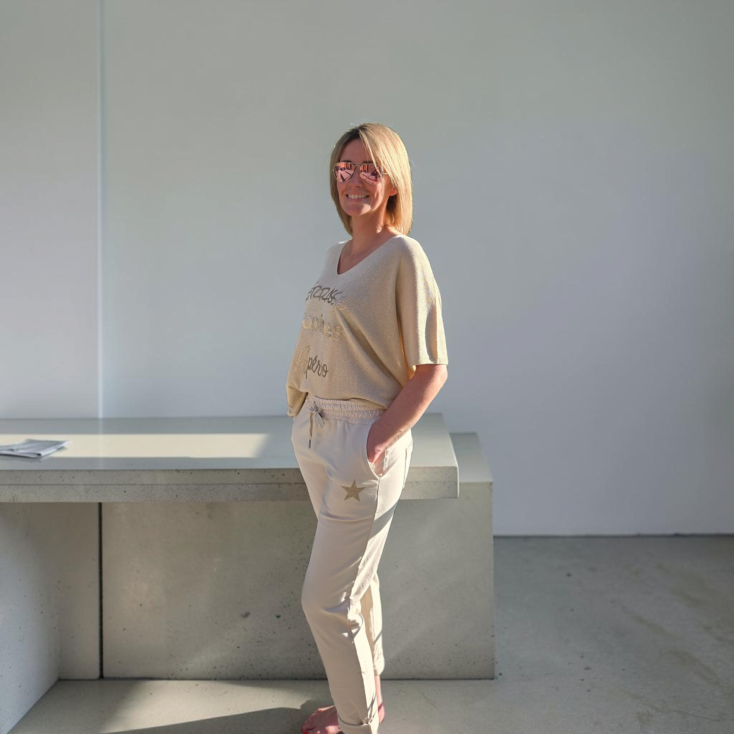 Pantalon fluide taille élastique. Élégance et confort au quotidien ✨️