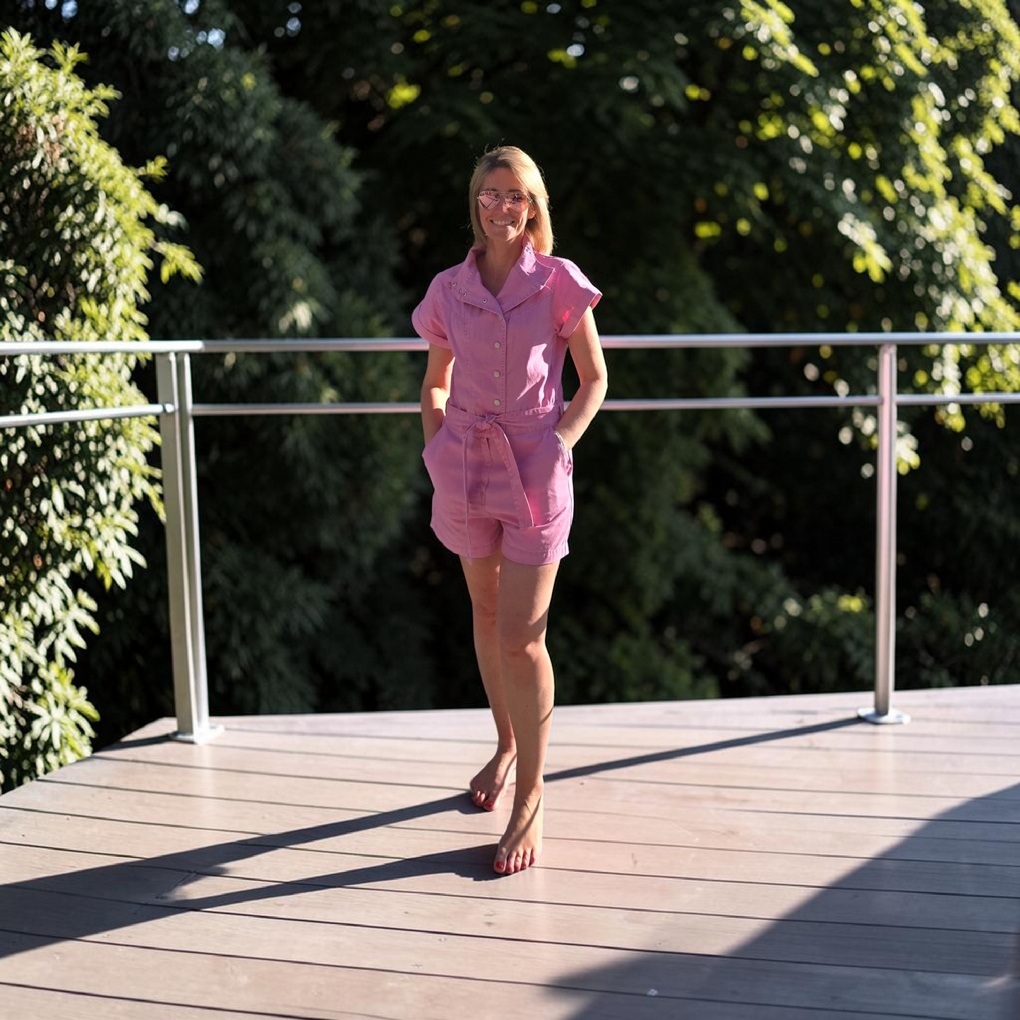 🌸 Combishort rose – féminin & tendance
