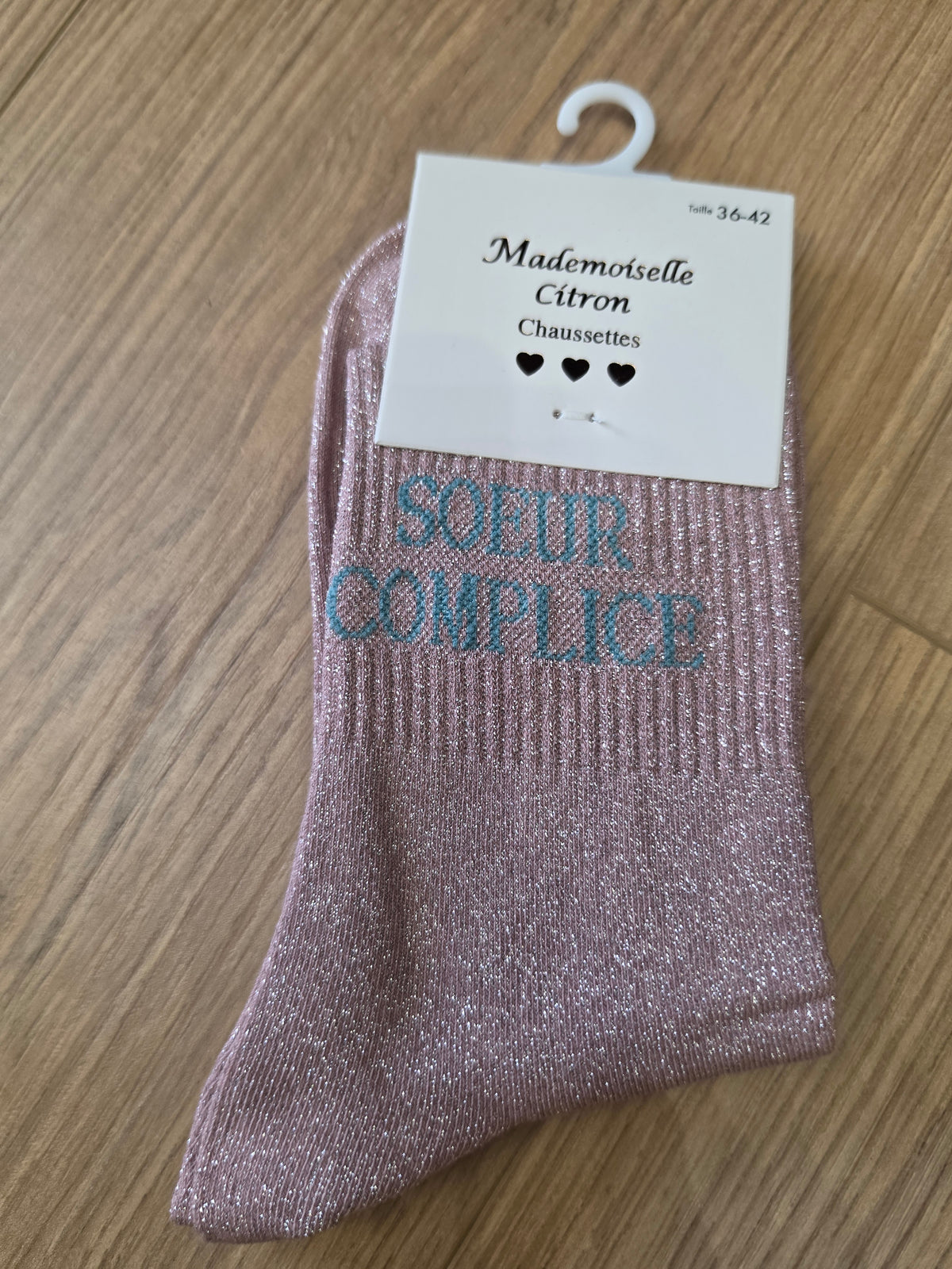 Sœur complice rose clair