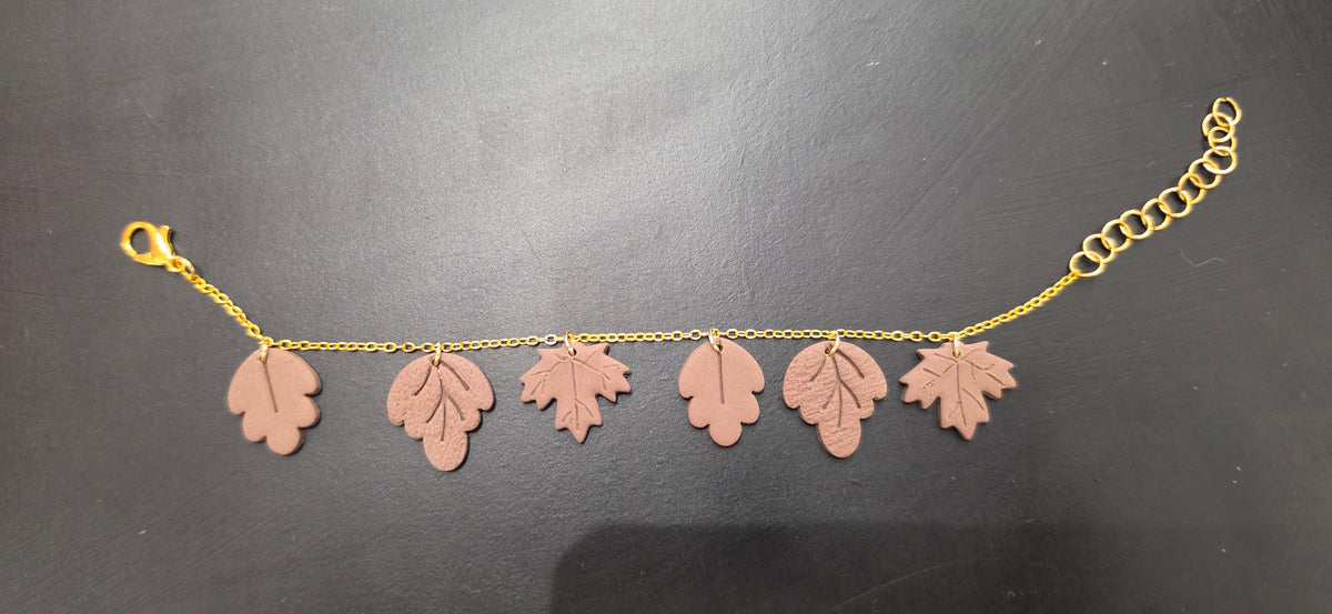 Bracelet feuilles