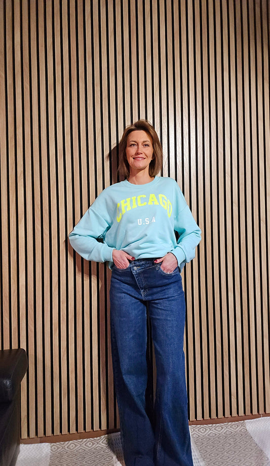 JEANS TOXIK3 LARGE TAILLE CROISÉE BLEU FONCÉ