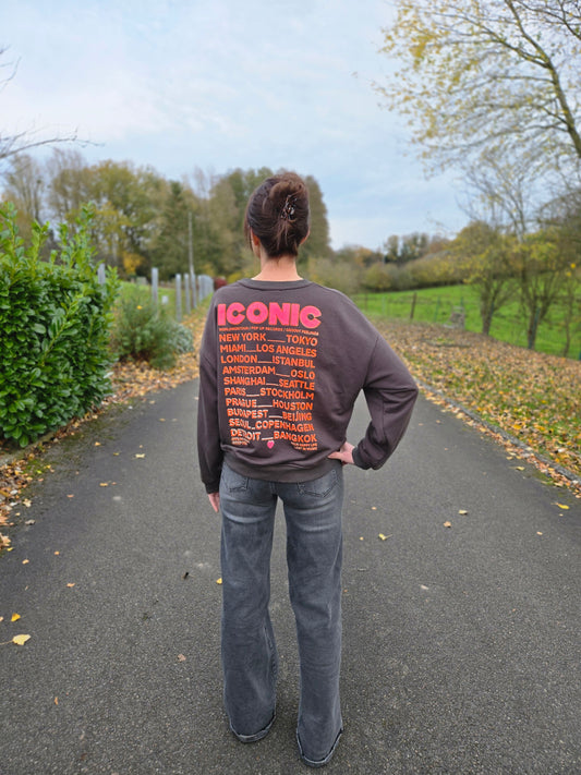 Jeans TOXIK3 large. Noir délavé