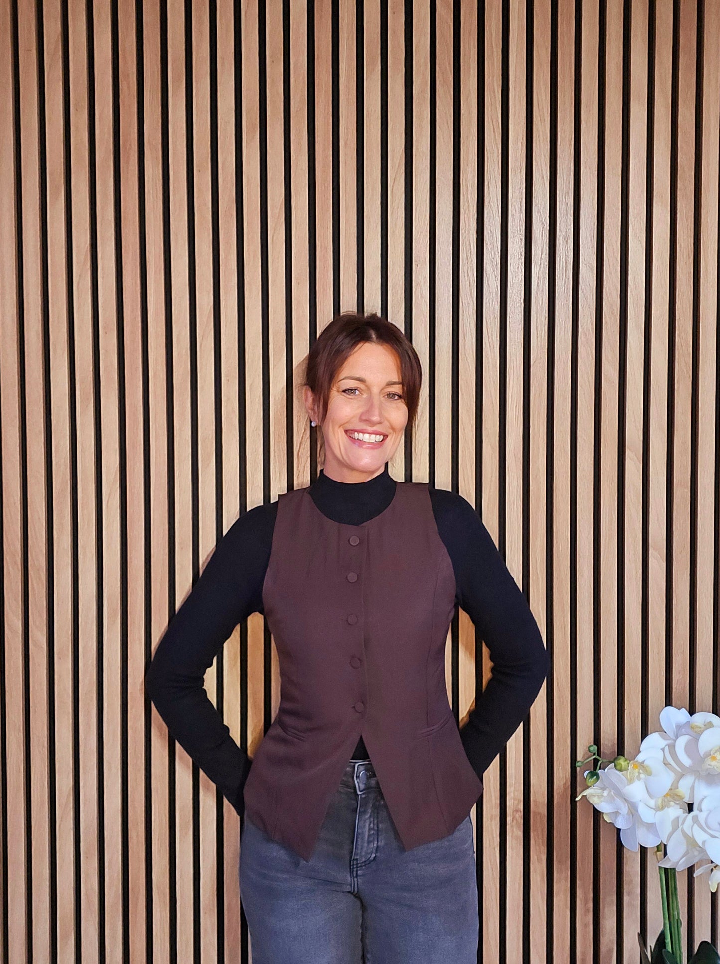 Gilet sans manche. Choco