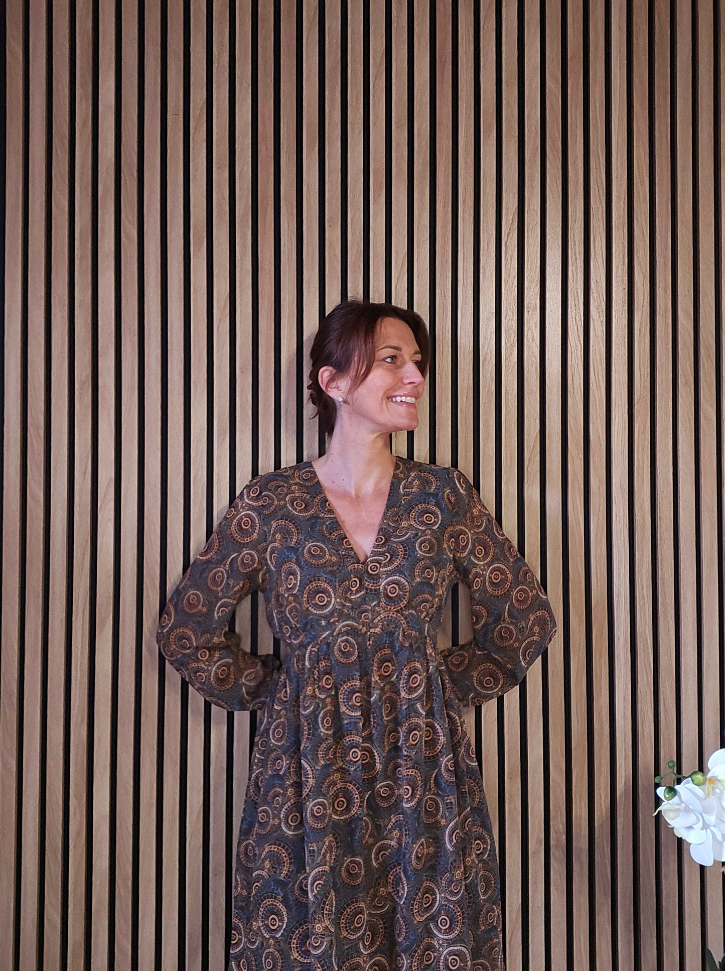 Robe courte imprimée