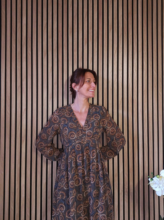 Robe courte imprimée