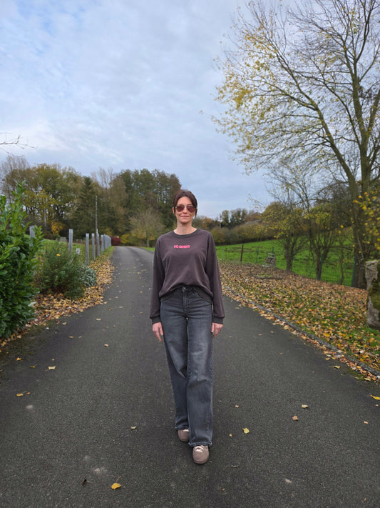 Jeans TOXIK3 large. Noir délavé