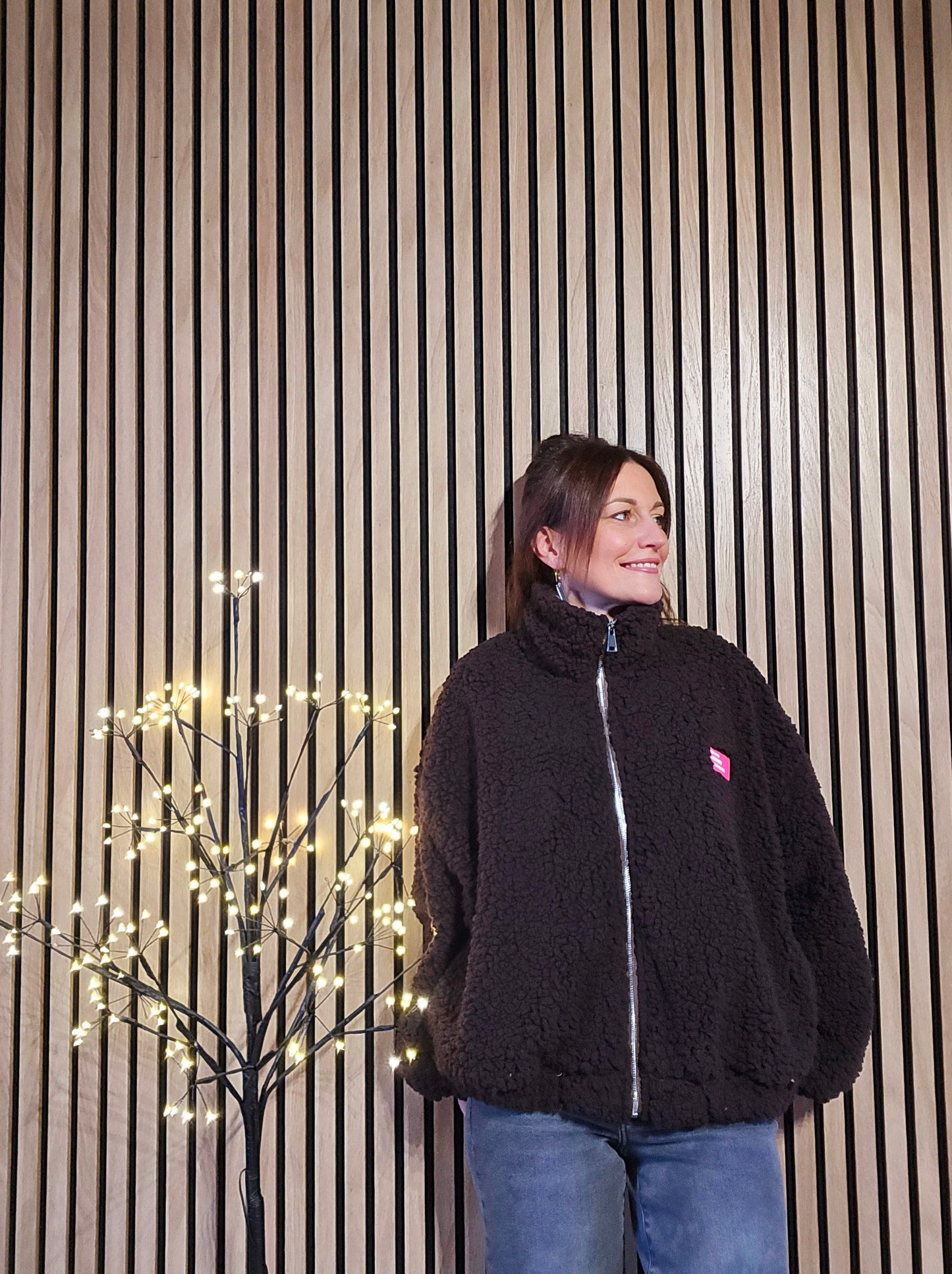 Veste moumoute. Choco