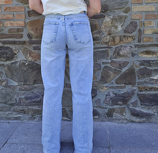 Jeans TOXIK3 large. Bleu clair