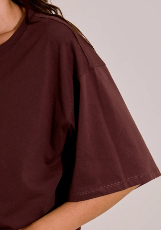 TEE-SHIRT MANCHES AUX COUDES. Noir