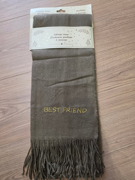 Écharpe Best Friend. Taupe