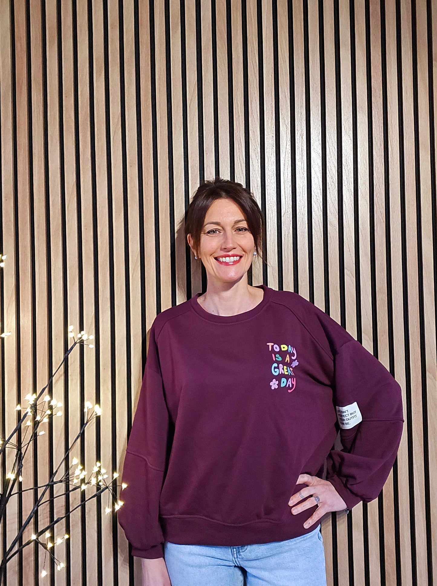 Sweat « Today is a Great Day » Bordeaux