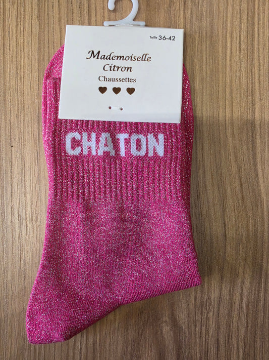 Chaton fuschia