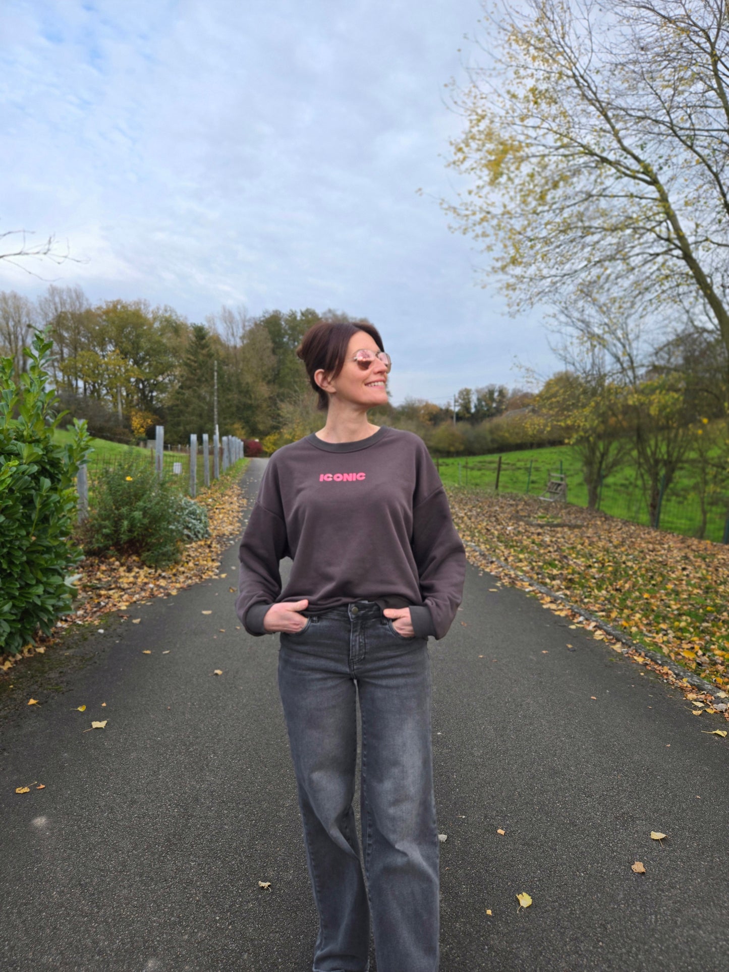 Jeans TOXIK3 large. Noir délavé