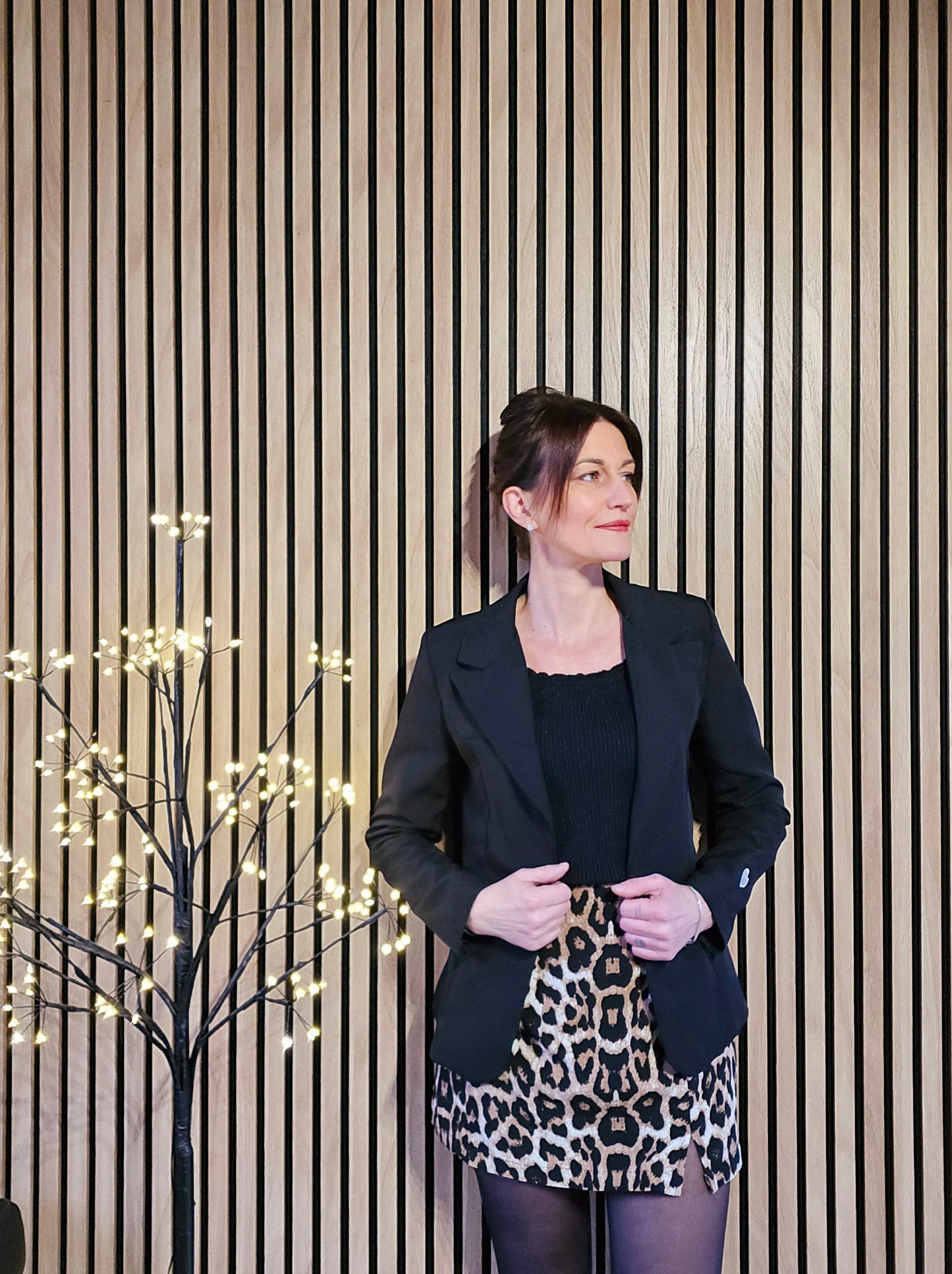 Mini-jupe short léopard