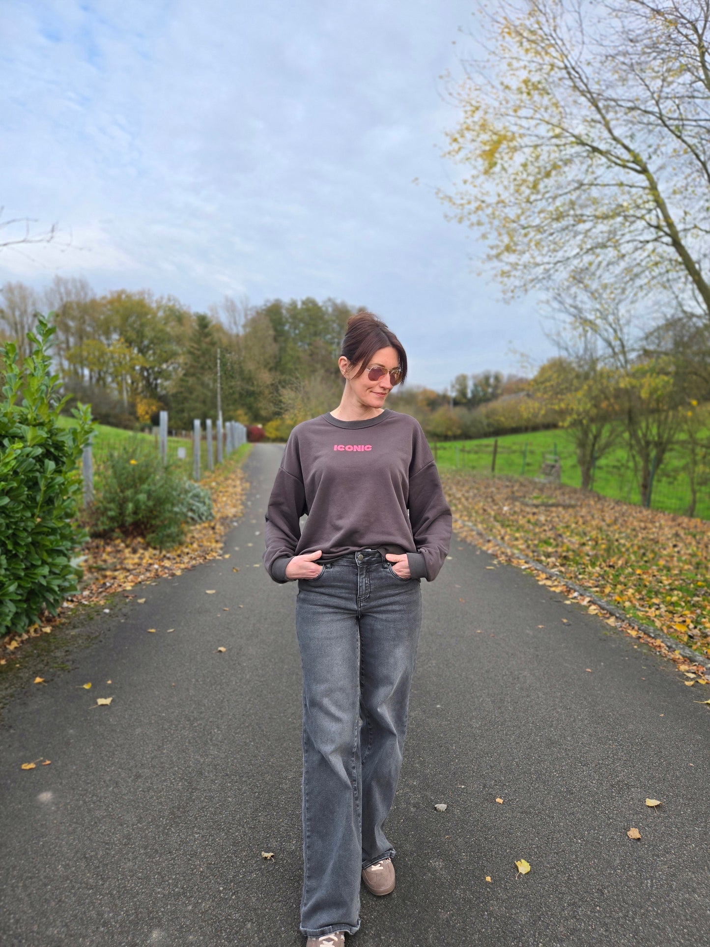 Jeans TOXIK3 large. Noir délavé