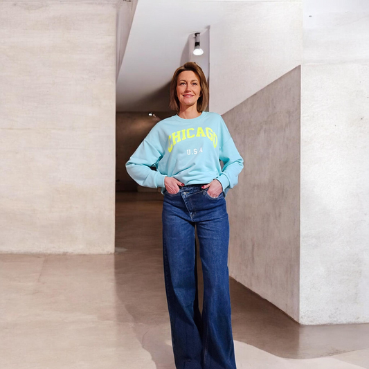 JEANS TOXIK3 LARGE TAILLE CROISÉE BLEU FONCÉ