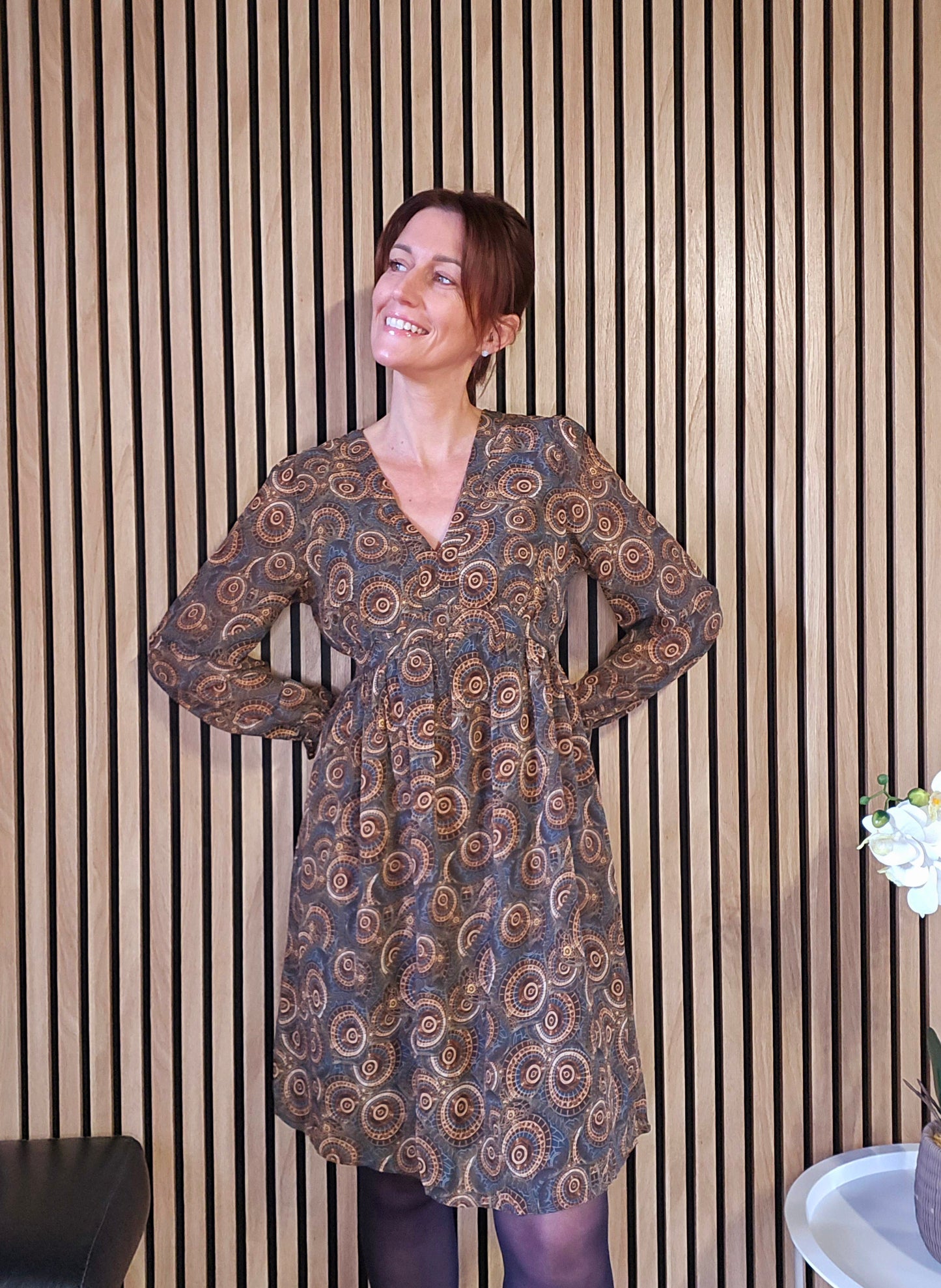 Robe courte imprimée