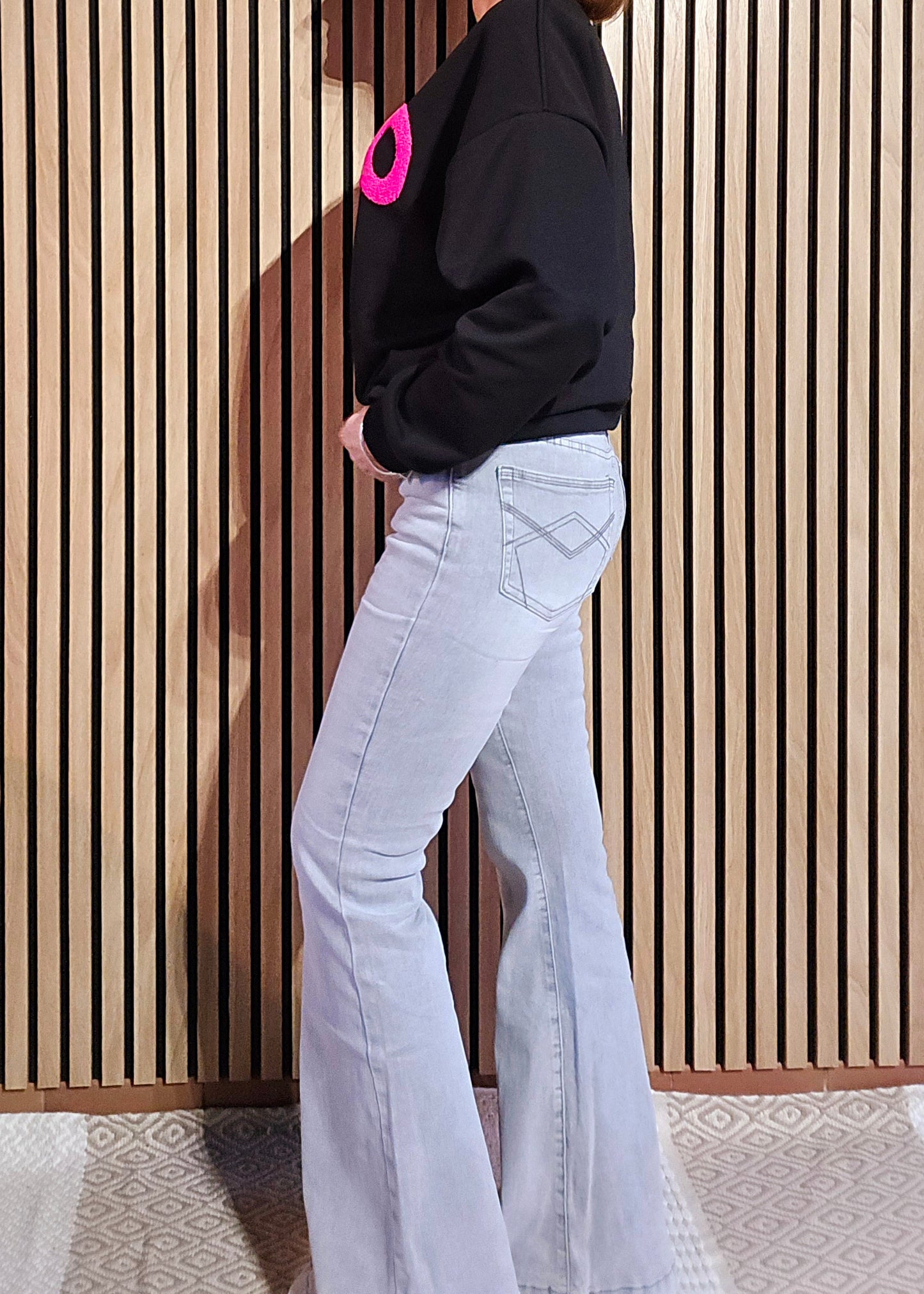 JEANS TOXIK3 GRIS CLAIR