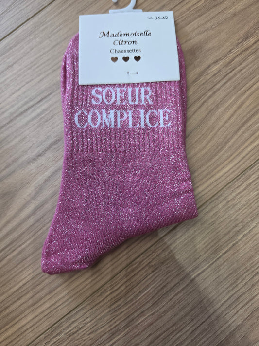 Sœur complice fuschia
