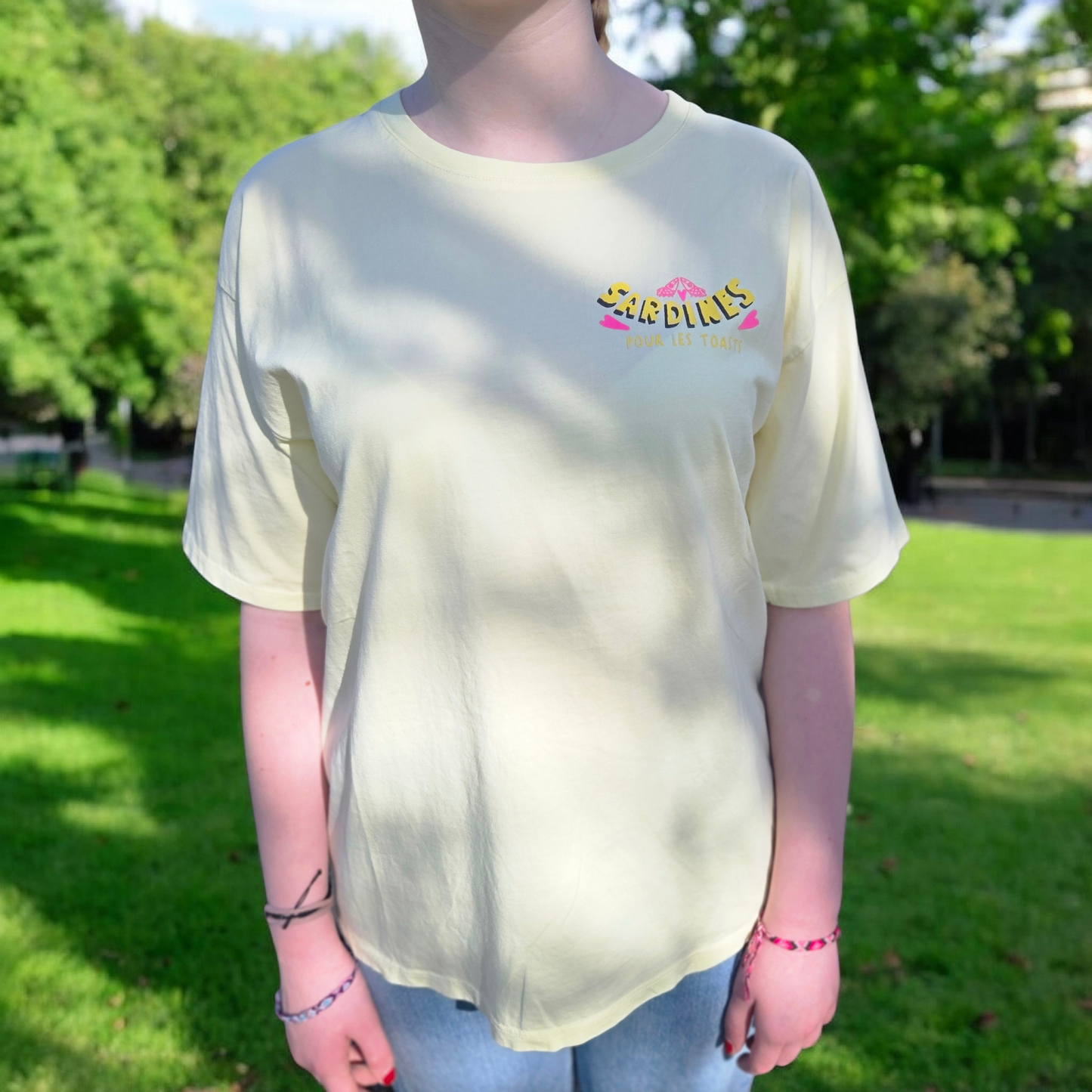 💛 T-shirt "Sardines" jaune