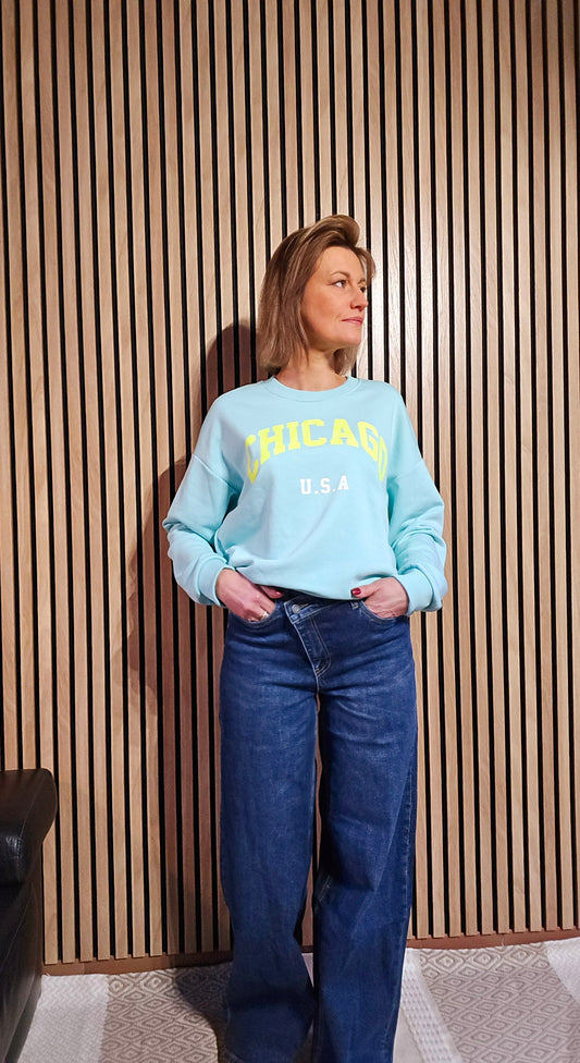 JEANS TOXIK3 LARGE TAILLE CROISÉE BLEU FONCÉ